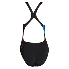 Speedo Powerback Womens Multicolour Swimming Costume