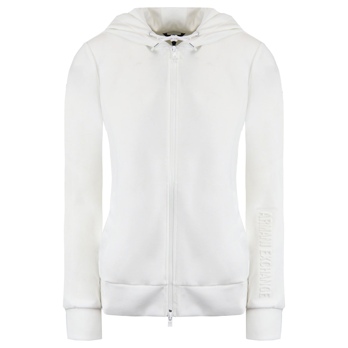 Armani Exchange Womens White Track Jacket