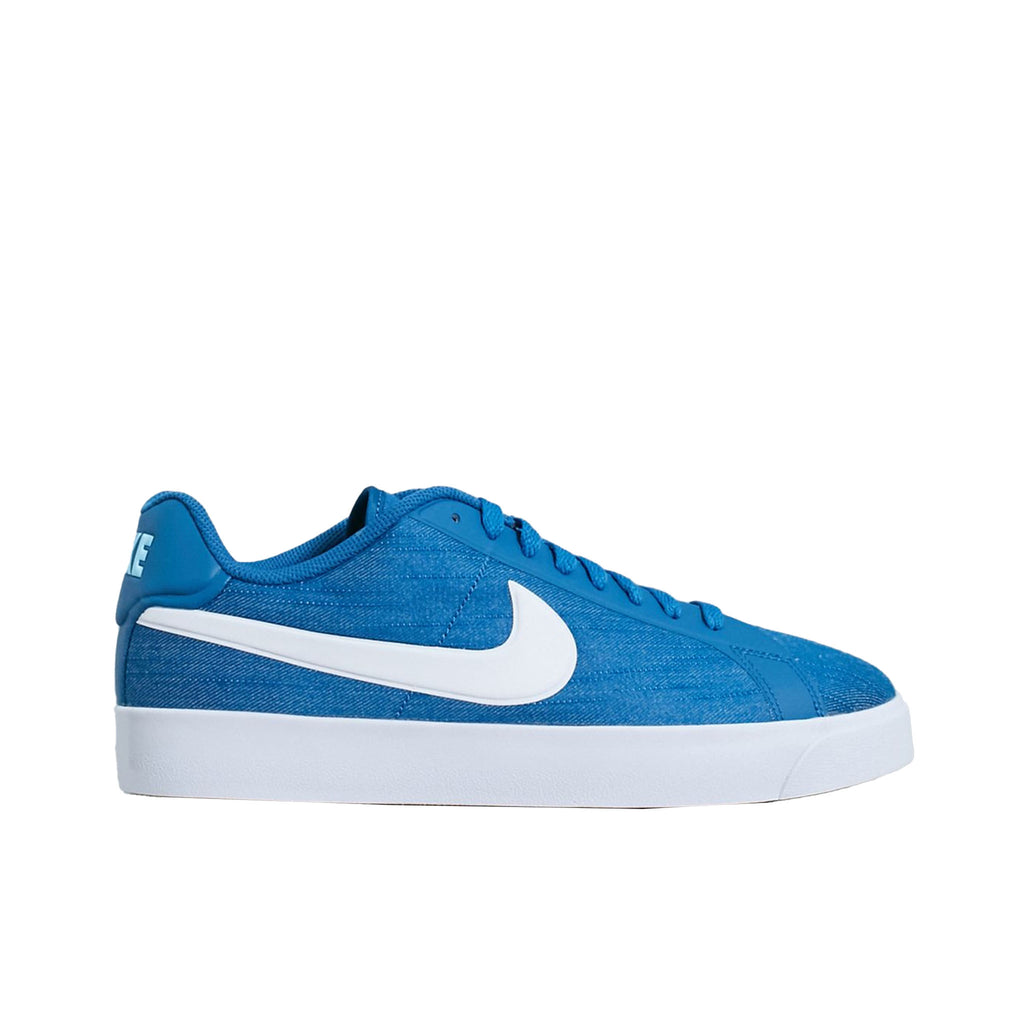 Nike Court Royale Lace Up Blue Canvas Mens Trainers 902810 400