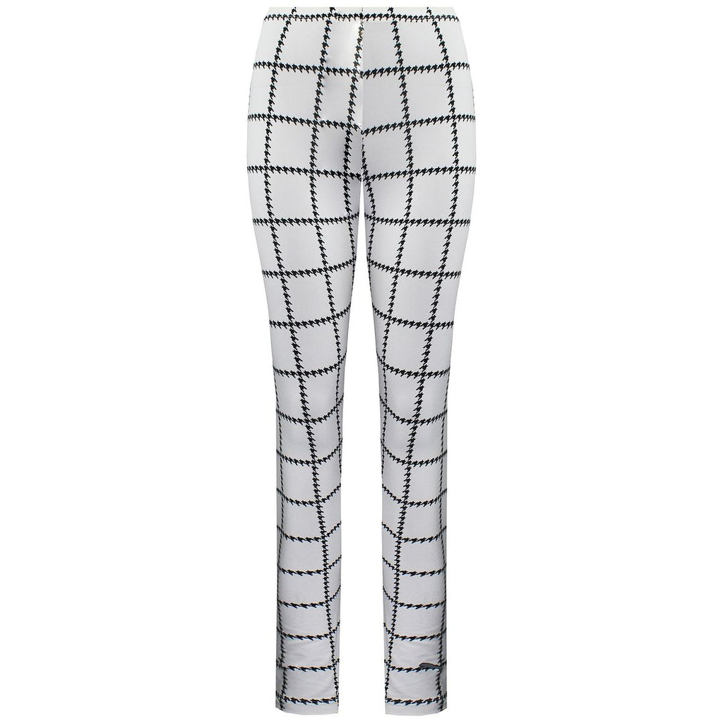 Puma DryCell Stretch Waist Checkered Black/White Womens Leggings 903759 02