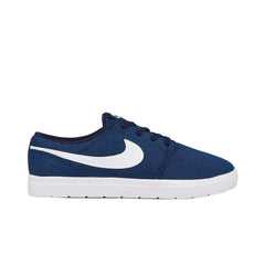 Nike SB Portmore II Ultralight (GS) Lace Up Blue Canvas Kids Trainers 905211 401