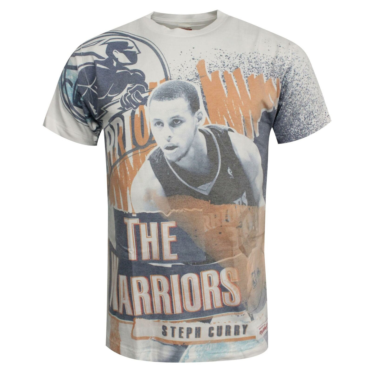 Mitchell & Ness Stephen Curry The Warriors T-Shirt Graphic Top GOLWAR