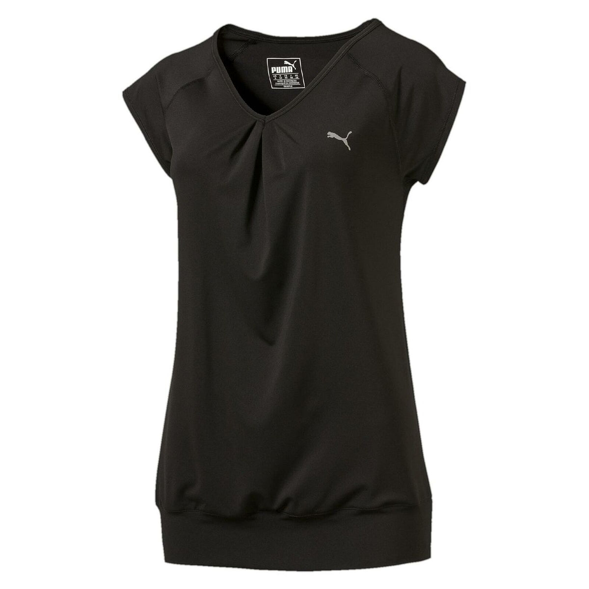 Puma Mesh It Up Womens Black T-Shirt