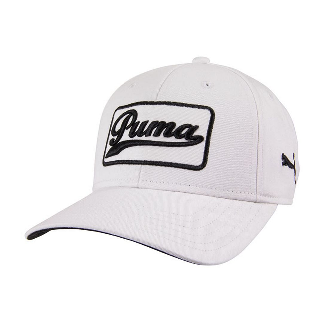 Puma Logo Mens White Greenkeeper Cap