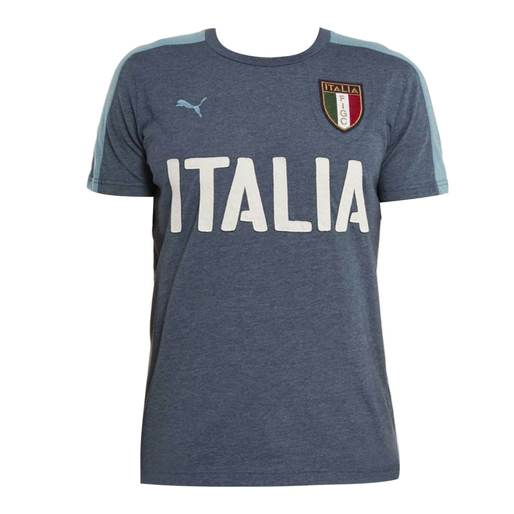 Puma Italia Azzurri FIGC Kids Blue T-Shirt