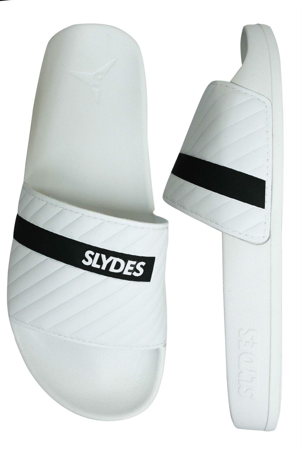 Slydes Varsity Mens Black/White Sliders