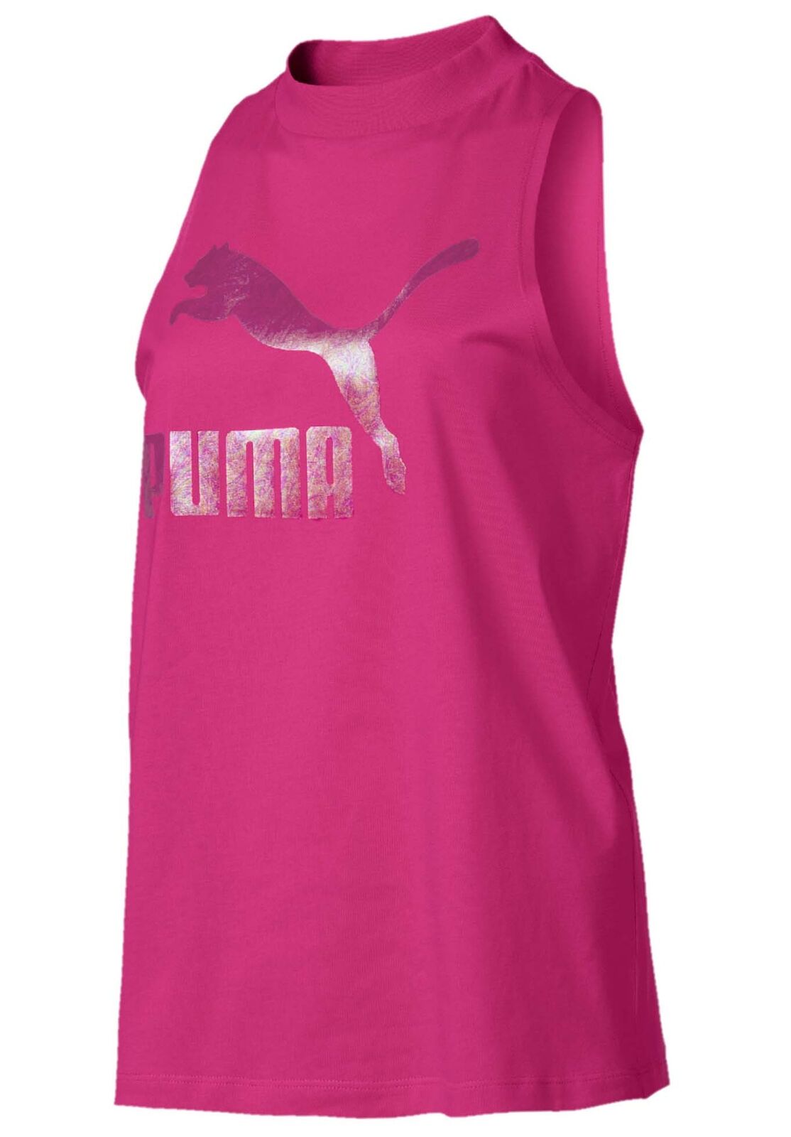 Puma Classics Logo Womens Fuchsia Vest