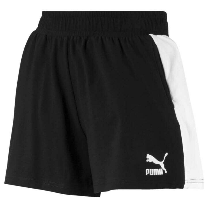 Puma Classic T7 Womens Black/White Shorts