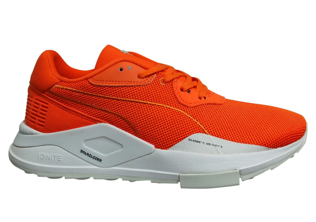 Puma Shoku In Plain Sight Mens Orange Running Shoes