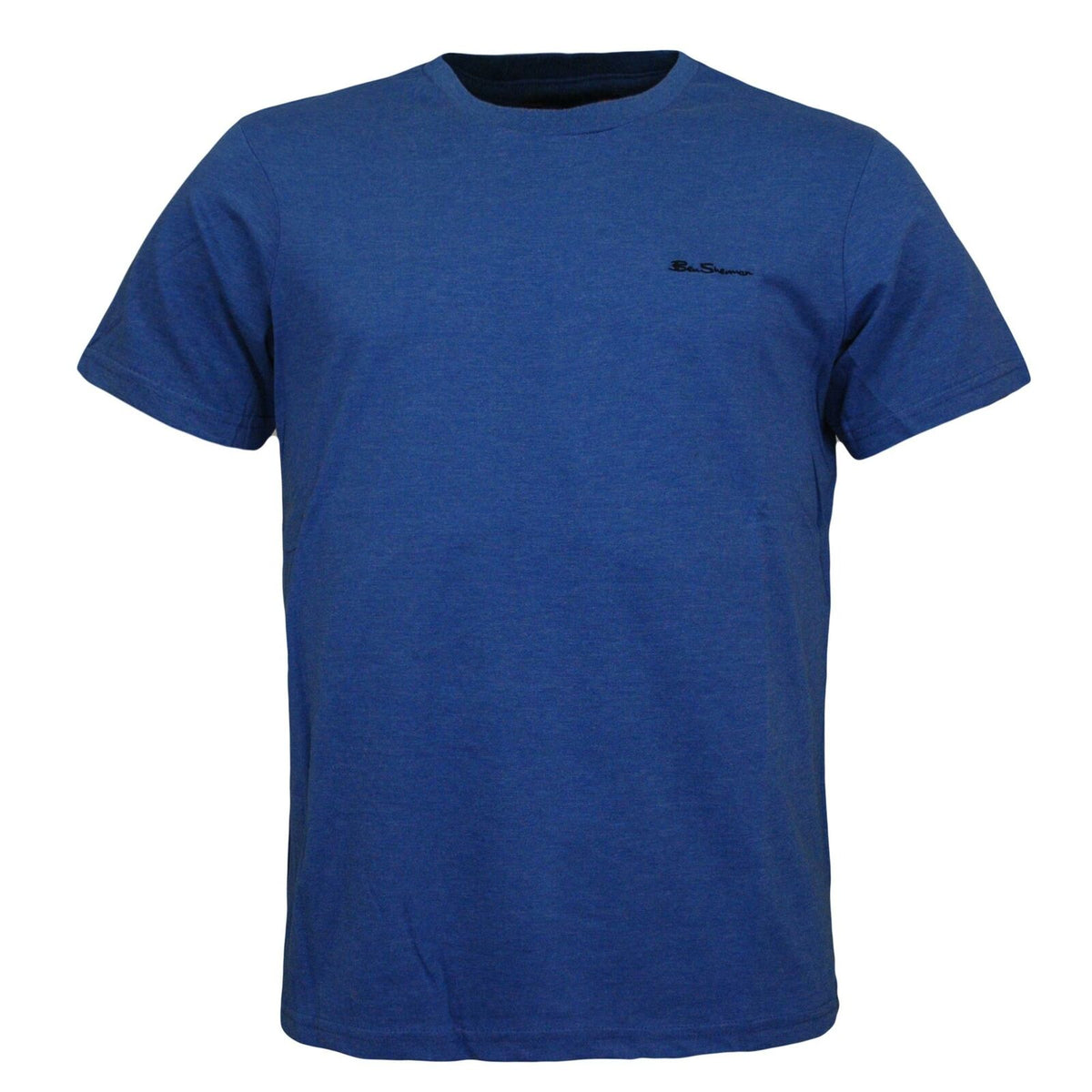 Ben Sherman Crew Neck Short Sleeve Blue Men T-Shirt 0062889B 150