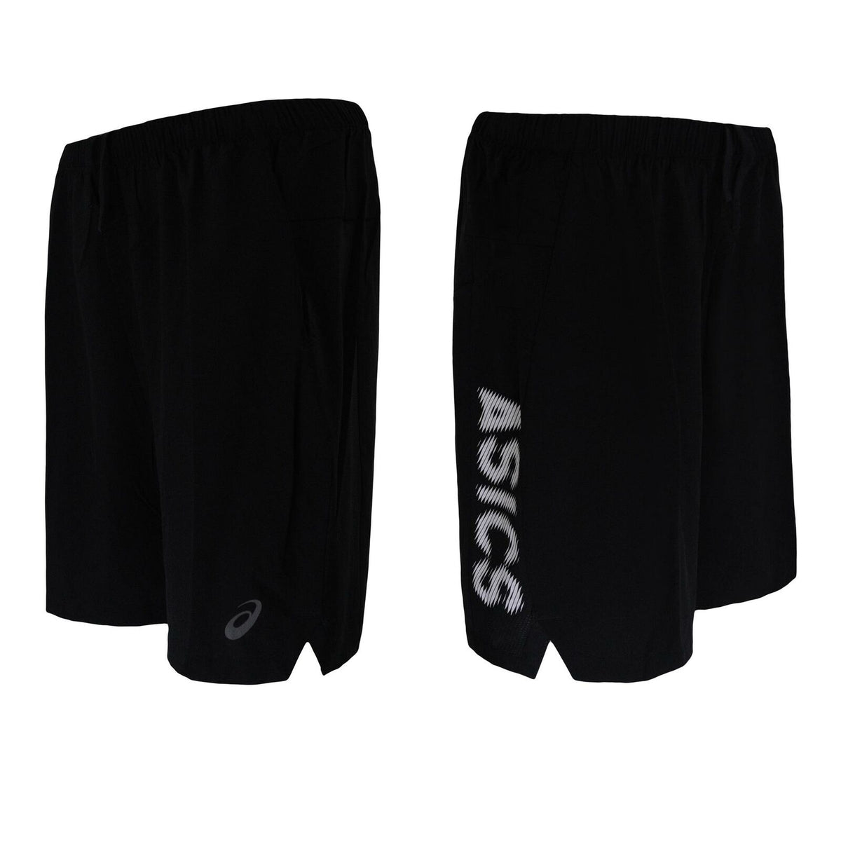 Asics 2in1 Mens Black Running Shorts