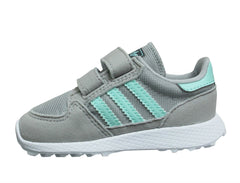 Adidas Originals Forest Grove Cloudfoam Double Strap Grey Trainers - Kids