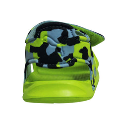 Puma Wild Injex Camo Lime Toddlers Open Toe Sandals