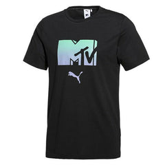 Puma x MTV Mens Graphic Black Top