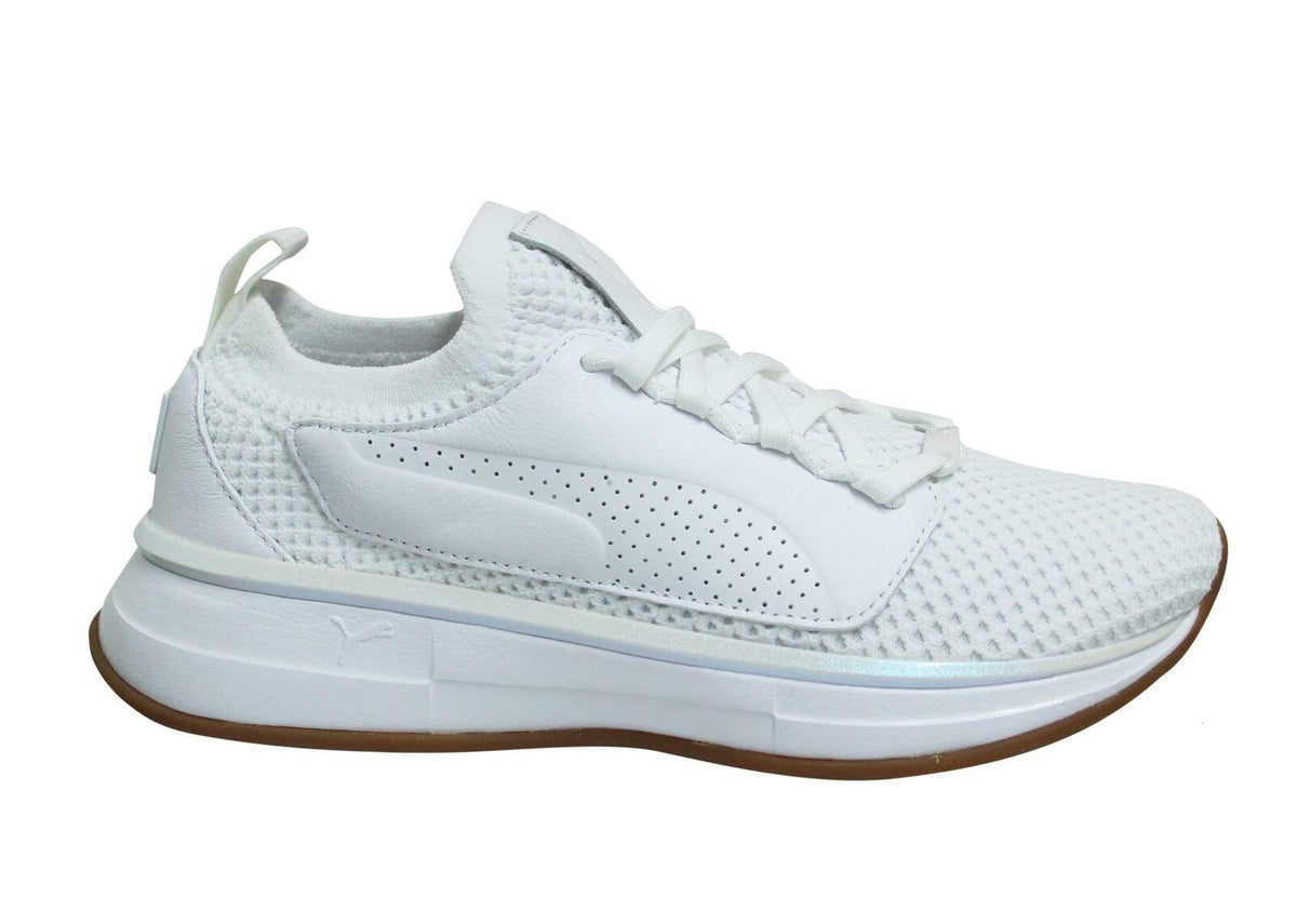 Puma x Selena Gomez Runner White Lace Up Running Trainers - Womens