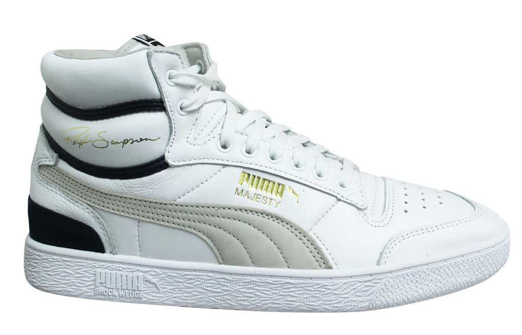 Puma ralph sampson mid hoops hotsell