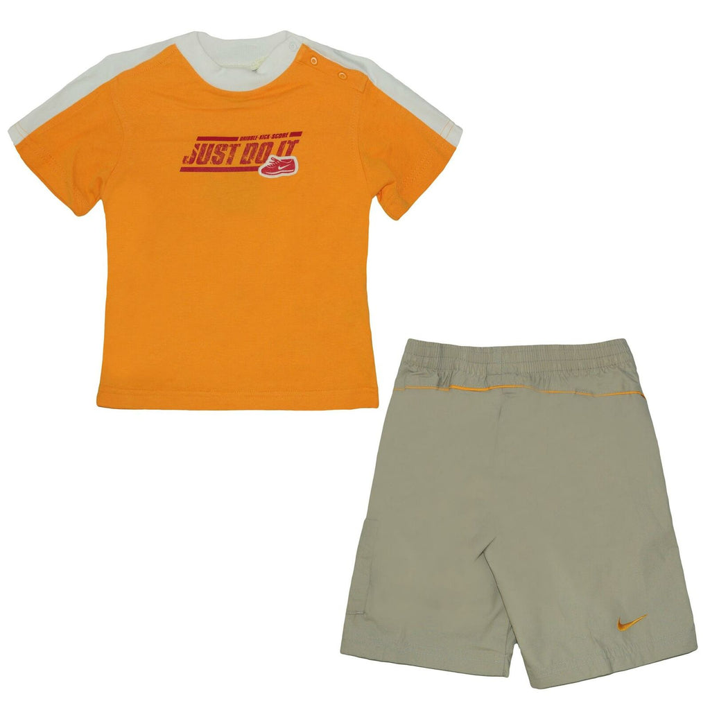 Nike Infants Outfit Unisex Just Do It Shorts T-Shirt Co Ord