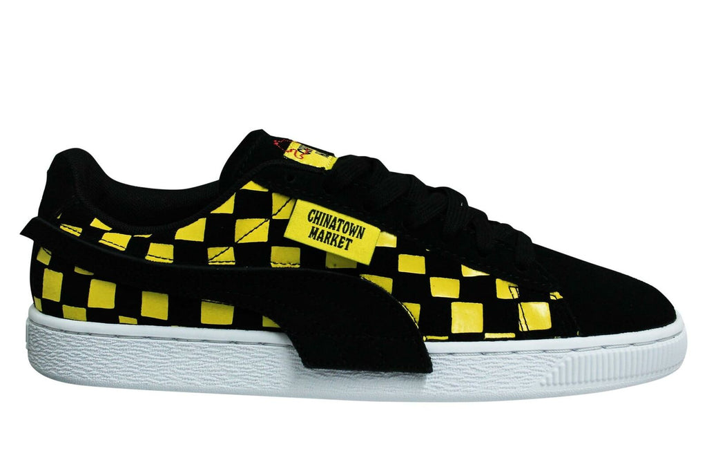 Puma Suede x Chinatown Market Mens Black/Yellow Trainers