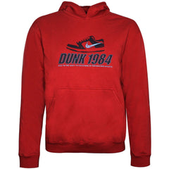 Nike Dunk 1984 Boys Hoodie Training Sweatshirt Red 690876 648