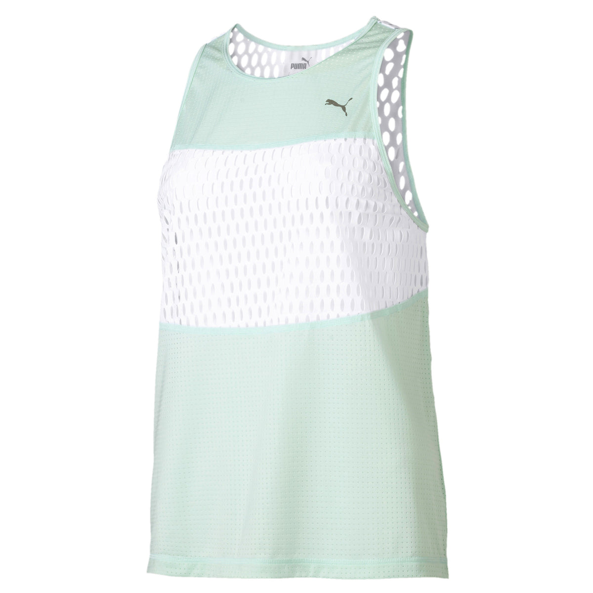 Puma Cosmic Trailblazer Womens Mint/White Vest