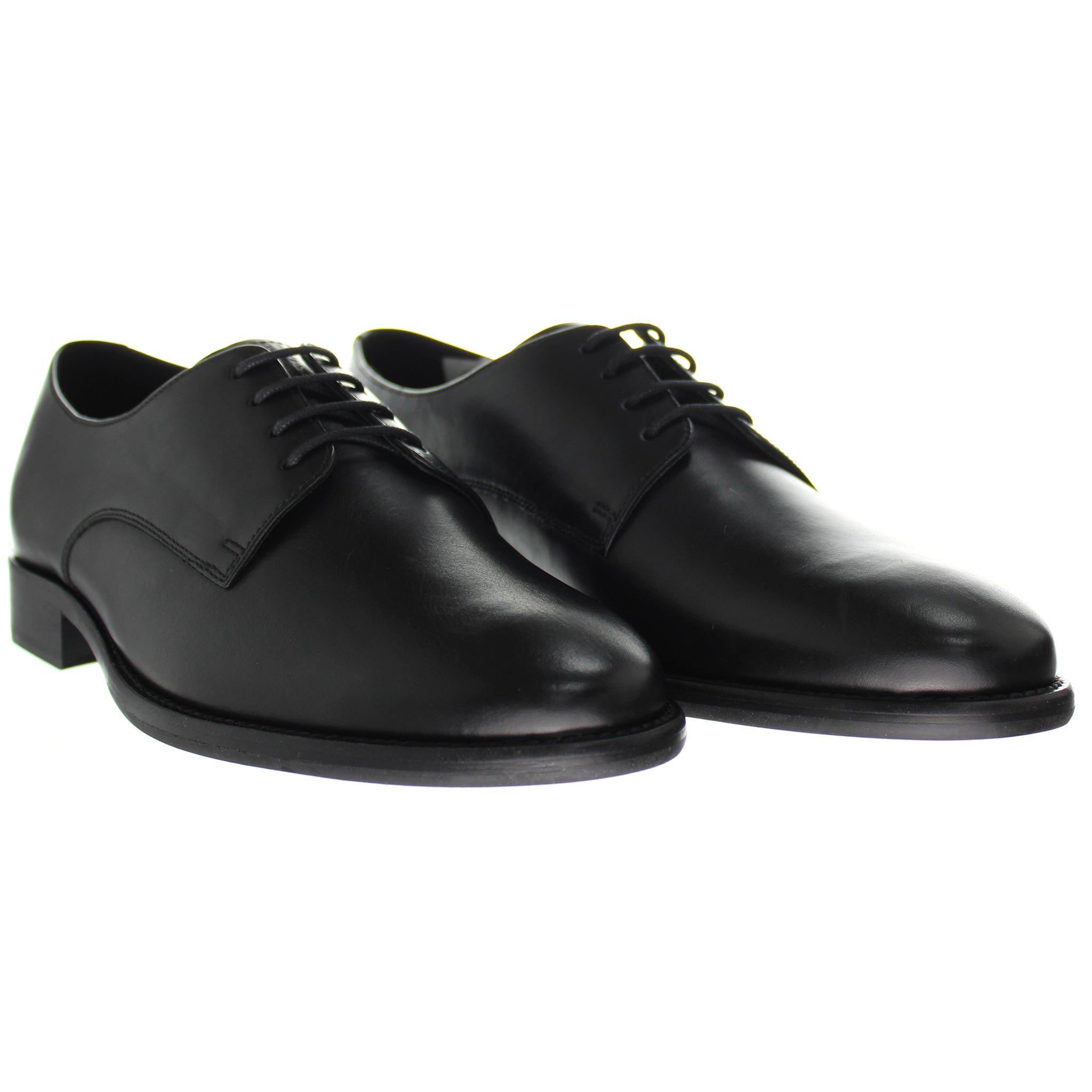 Armani Jeans Scarpa Allaccia Derby Mens Black Shoes