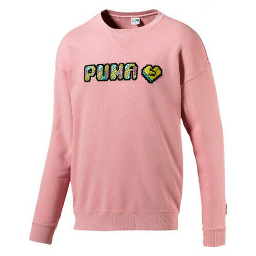 Puma Pop Style Culture Maker Mens Pink Sweater Sport It First