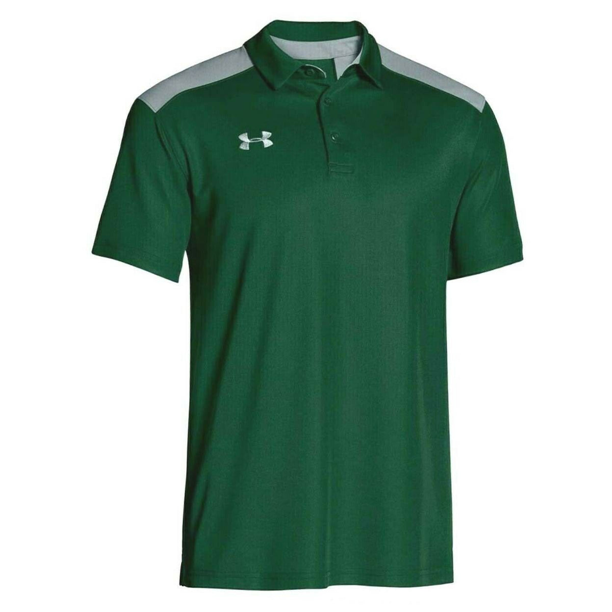 Under Armour Logo Mens Green Polo Shirt