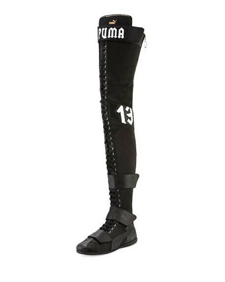 Puma x Fenty Over The Knee Satin Boots Womens Sport It First