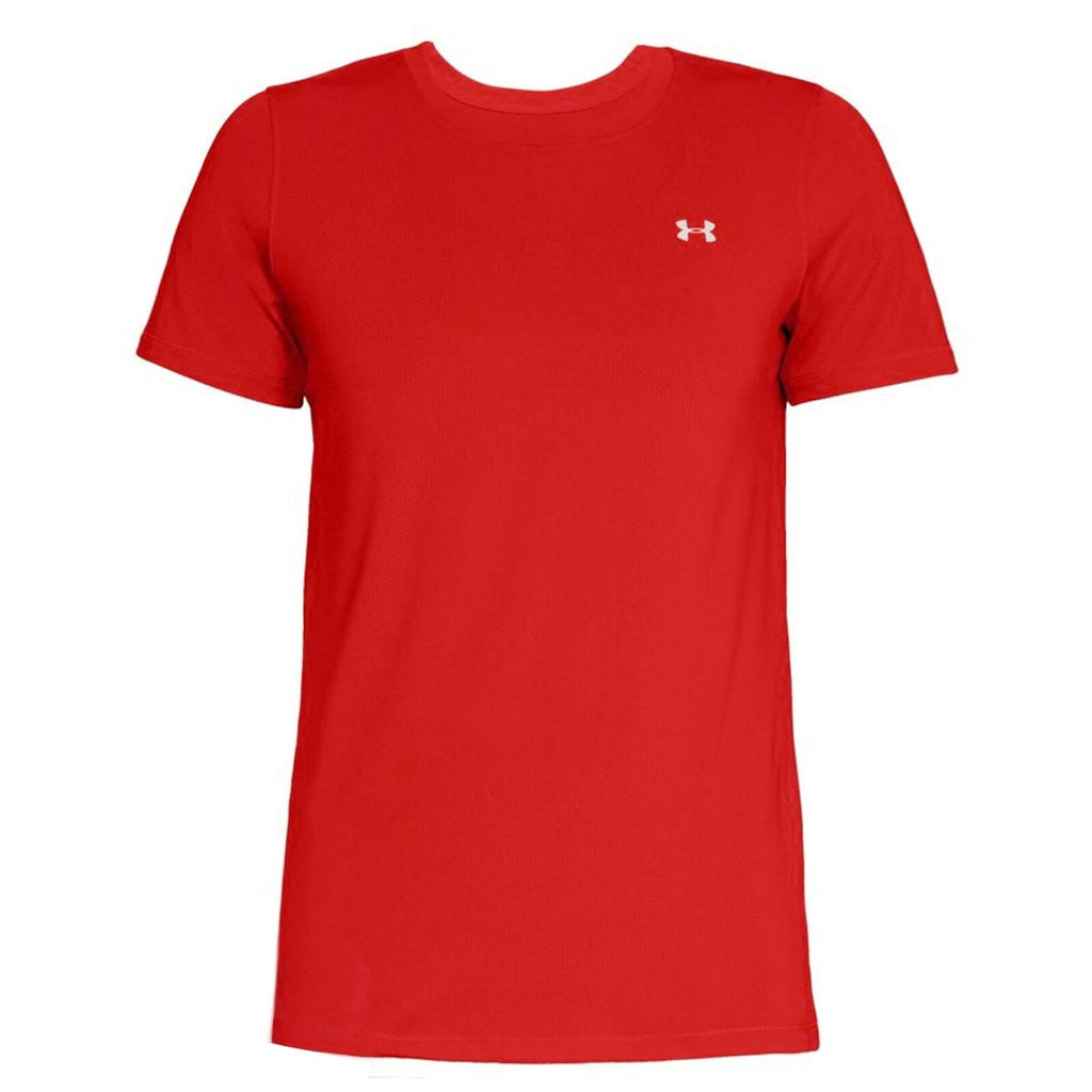 Under Armour HG Womens Red T-Shirt