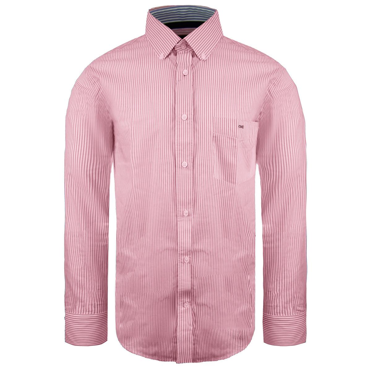 Eden Park Regular Mens Pink/White Oxford Shirt