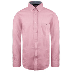 Eden Park Regular Mens Pink/White Oxford Shirt