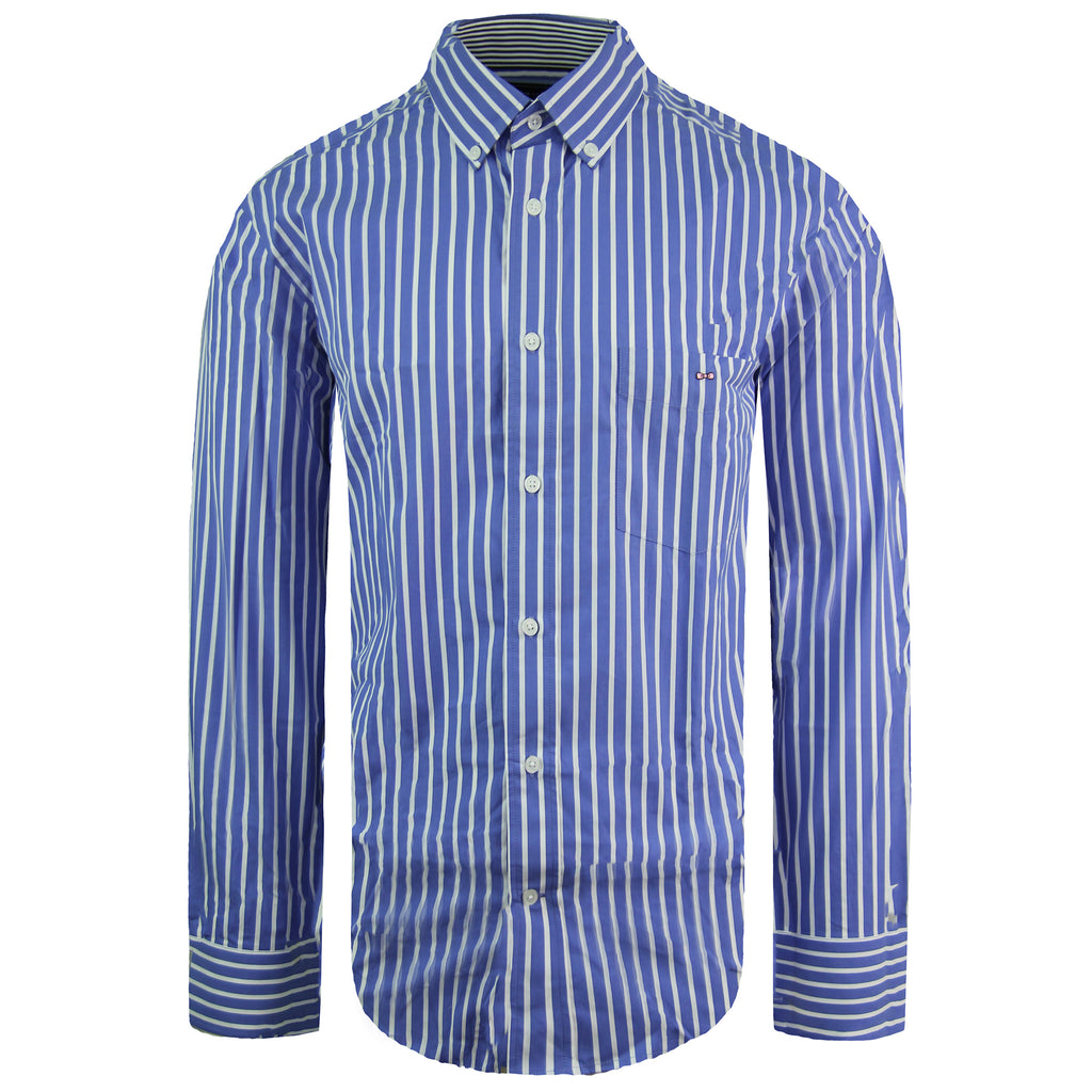 Eden Park Regular Mens Blue/White Oxford Shirt