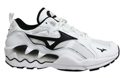 Mizuno Sport Style Wave Rider 1 Mens White/Black Trainers