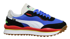 Puma Style Rider Play On Mens Blue/Black Trainers