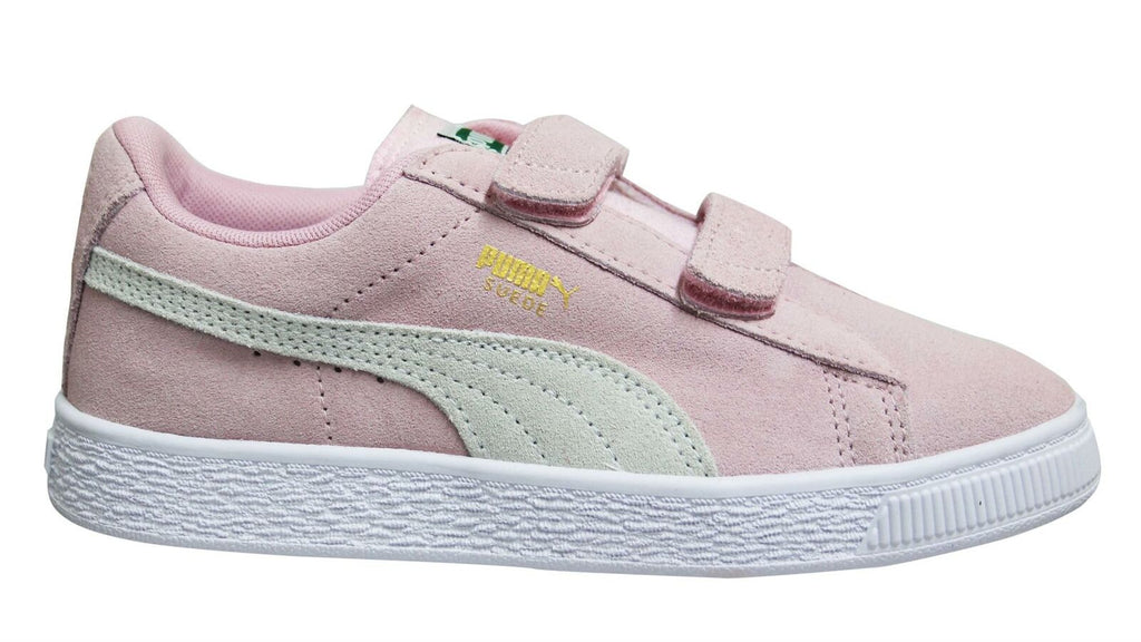 Puma Suede 2 Kids Pink/White Trainers