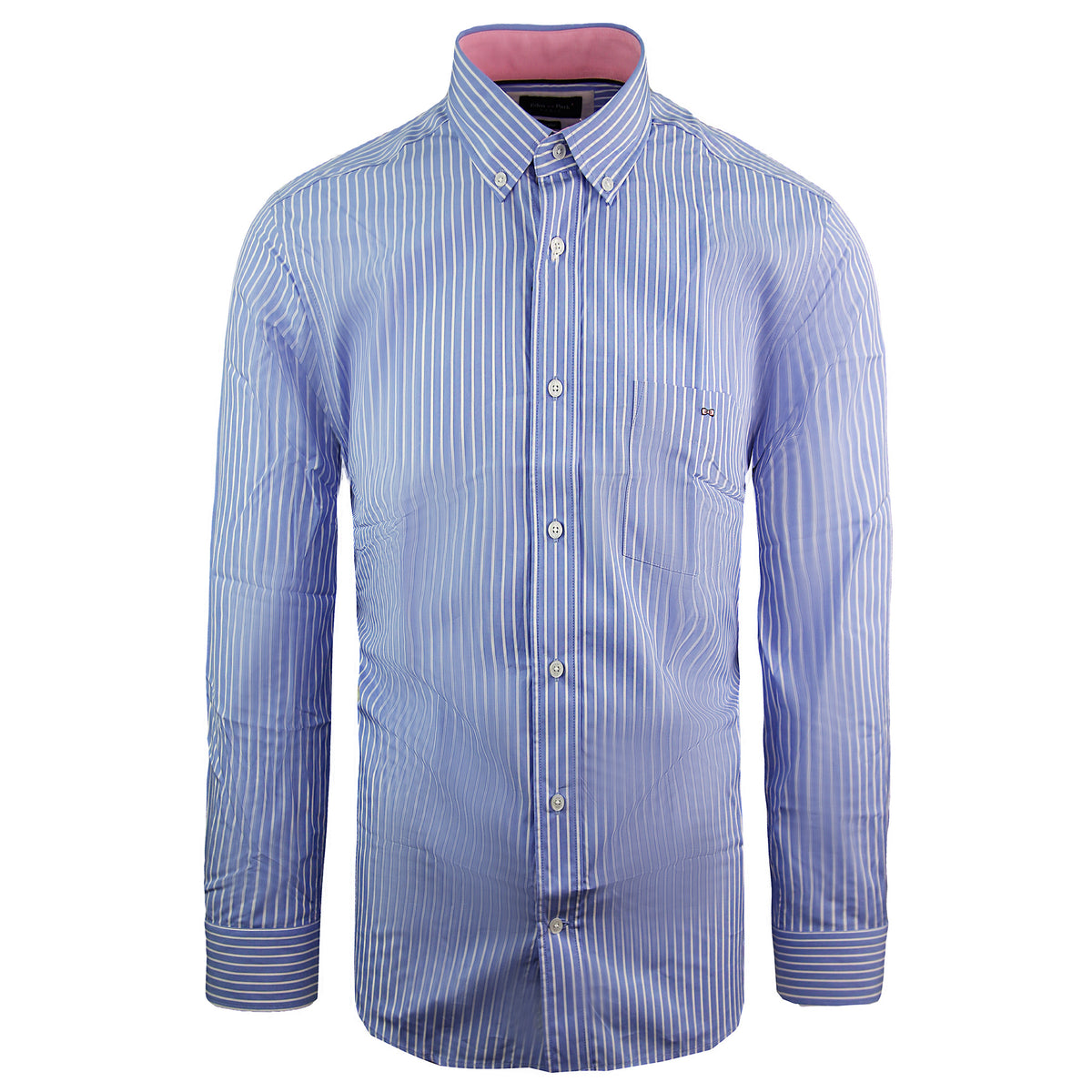 Eden Park Paris Regular Mens Blue Oxford Shirt