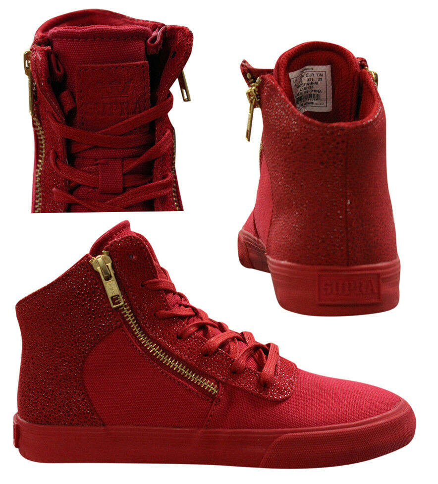 Supra Cuttler Mid Womens Red Trainers