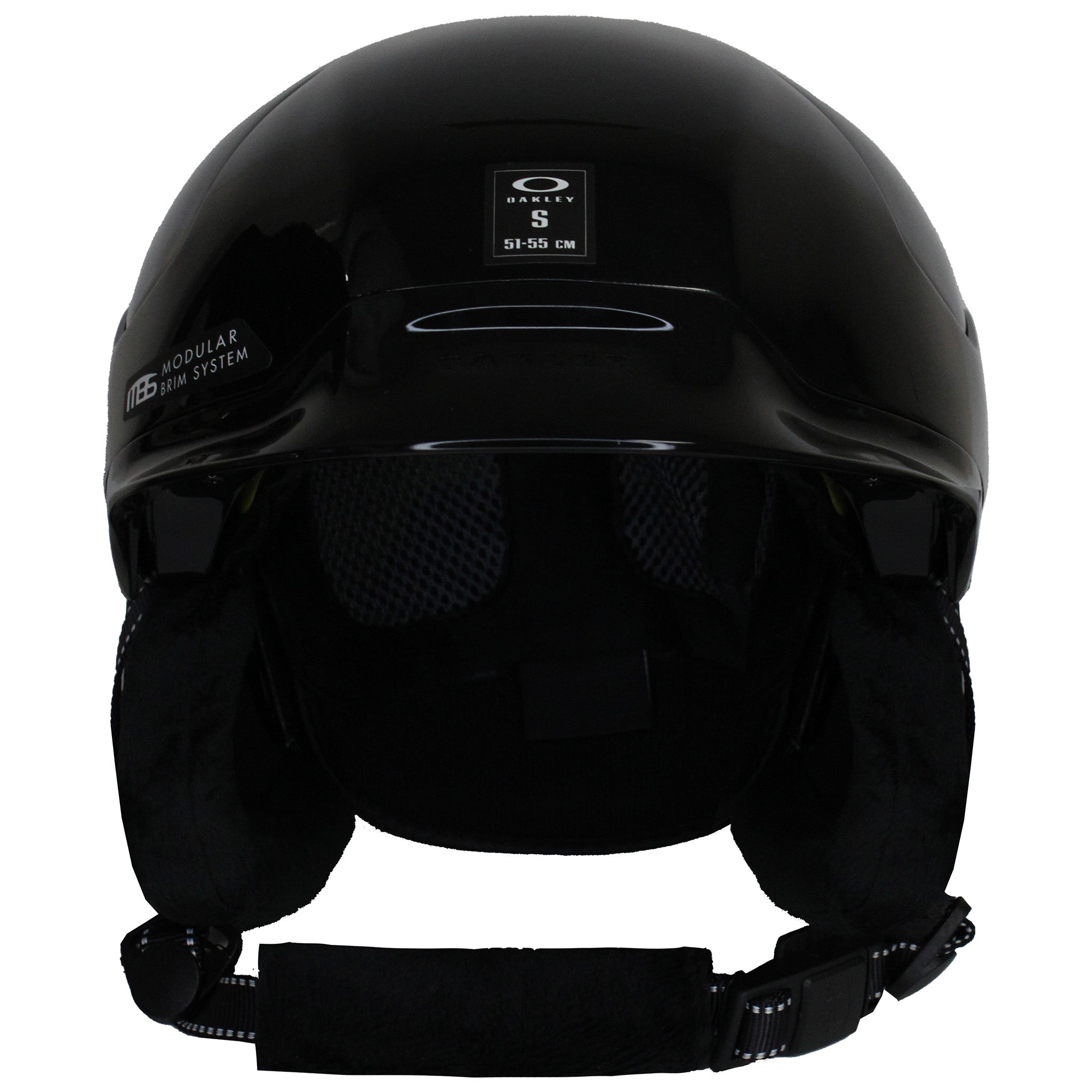 Oakley Ventilation Magnetic Buckle Black Ski Helmet