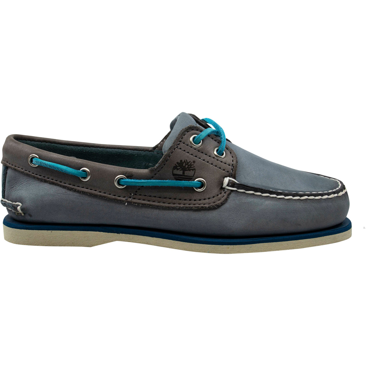 Timberland Classic 2 Eye Mens Blue Boat Shoes