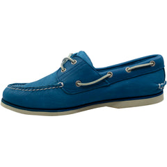 Timberland Classic 2 Eye Mens Blue Boat Shoes