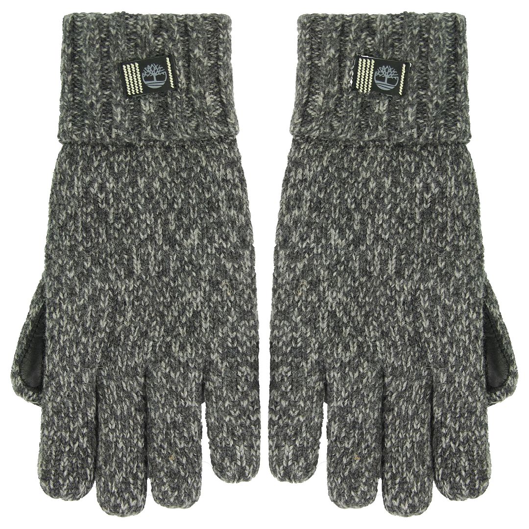 Timberland Wool Mens Dark Grey Gloves