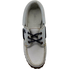 Timberland Heritage Womens White Boat Shoes