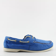 Timberland Cedar Bay Mens Blue Boat Shoes