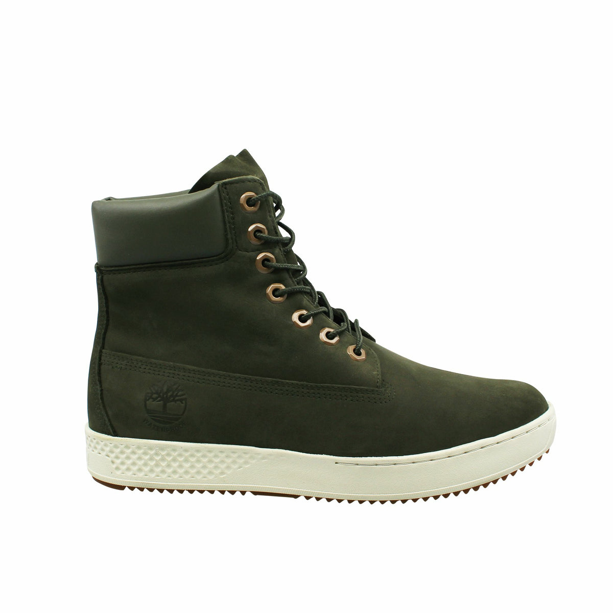 Timberland Cityroam 6 Inch Waterproof Green Lace Up Mens Boots