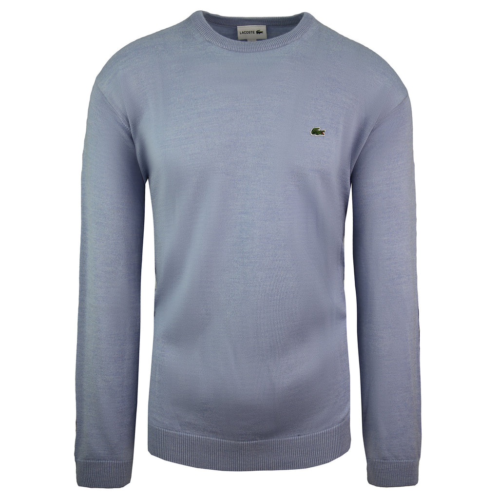 Lacoste Logo Mens Light Blue Sweater