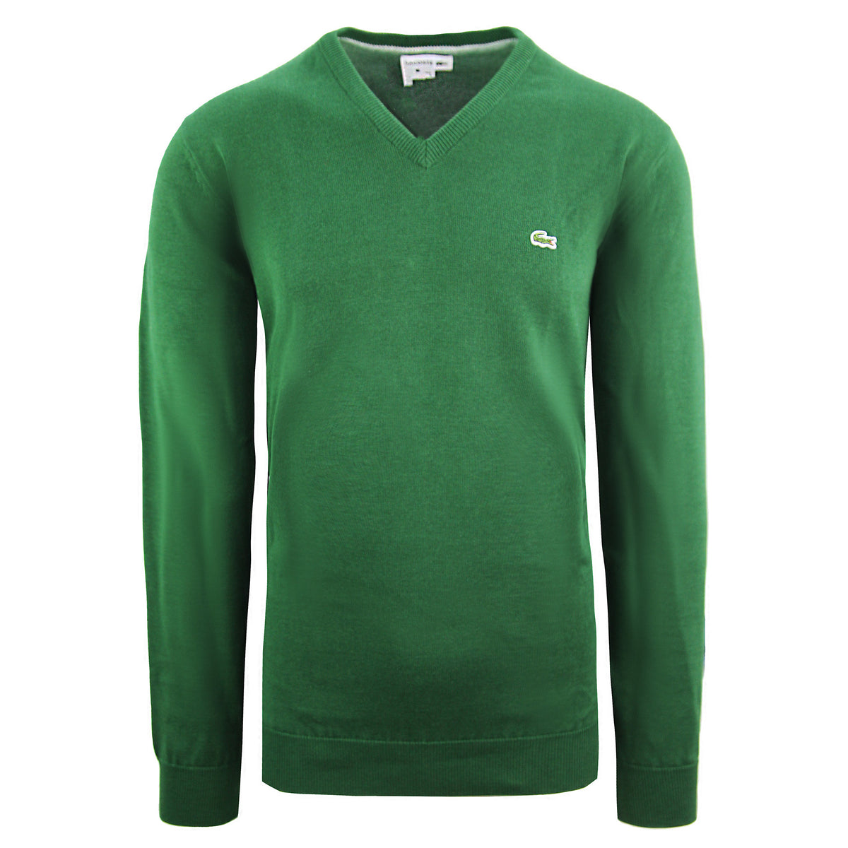 Lacoste Cotton Mens Green Sweater