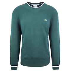 Lacoste Logo Mens Green Sweater