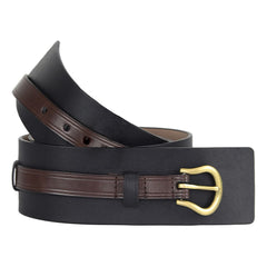 Cole Haan 55mm Mens Black/Brown Wide Belt