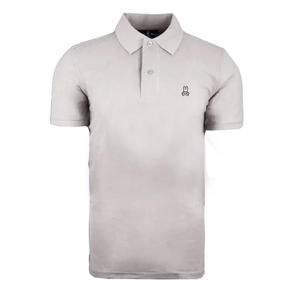 Psycho Bunny by Robert Godley Mens Oyster Polo Shirt