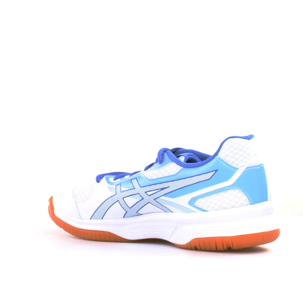 Asics Upcourt 2 Womens White/Blue Trainers